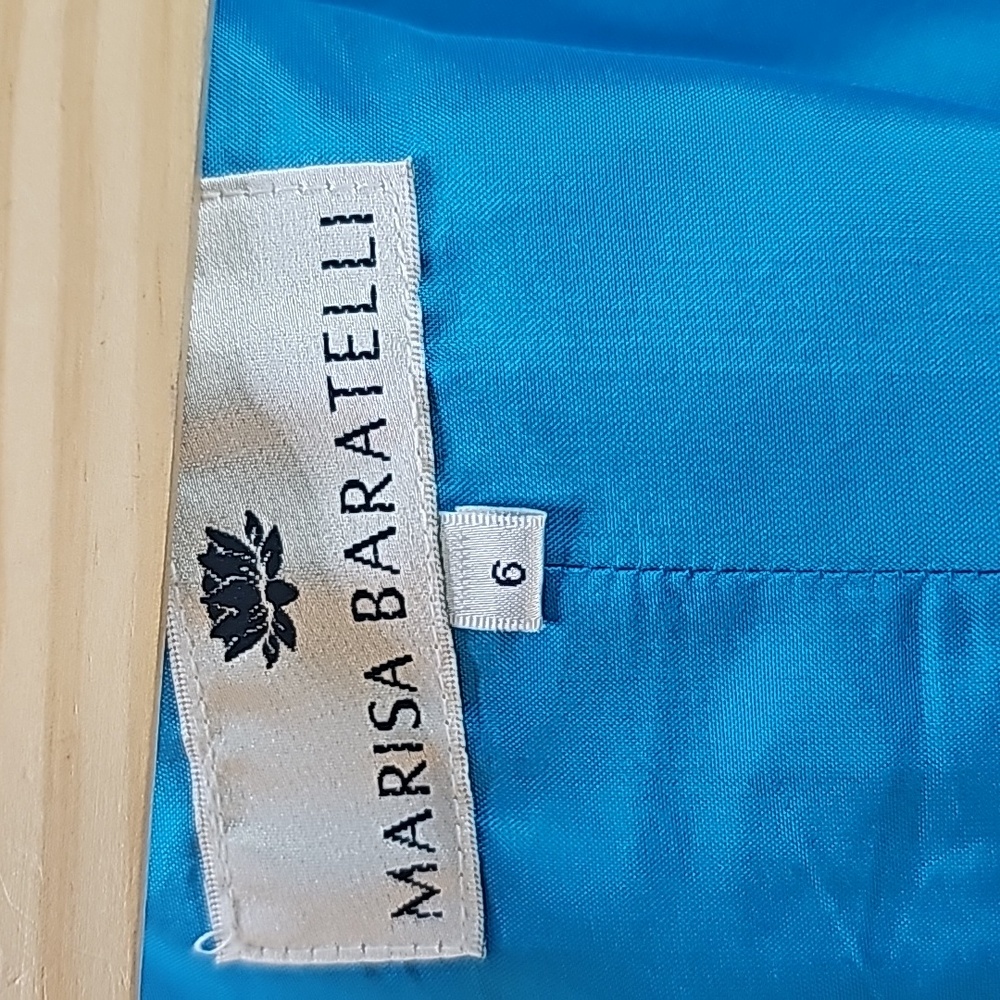 Marisa Baratelli Thai Silk Skirt Set Quiet Luxury Formal Wedding Cocktail Party - Picture 3 of 17